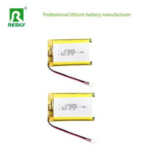 103450 Lithium Polymer Battery Pack 3.7V 7.4V 2000mAh Rechargeable Lipo