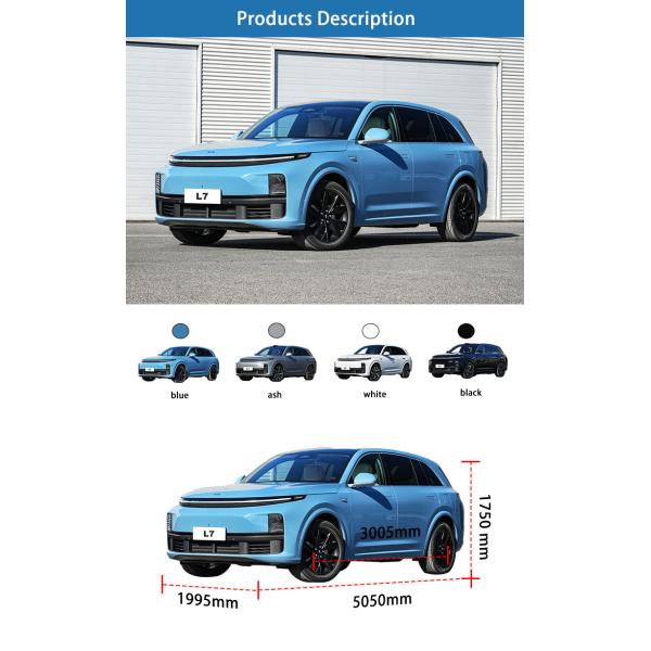 5 Seats SUV Hybrid Lixiang L7 Max Electric EV Cars with 42.8KWh Battery