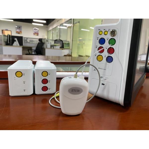 CO2 Sidestream Capnography Monitor Plug Play Plastic Material