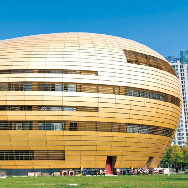 Weather Resistant Aluminium Cladding Sheet 25 Years Life 2.0J Impact Resistance