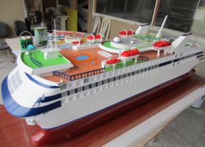 Quality Asia Star Cruise Ship Models , Large Model Ships For Teaching Model for sale