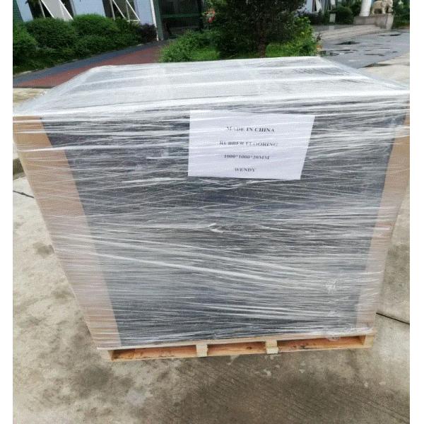 Antibacterial Sports Rubber Floor EPDM Waterproof Durable For Gym