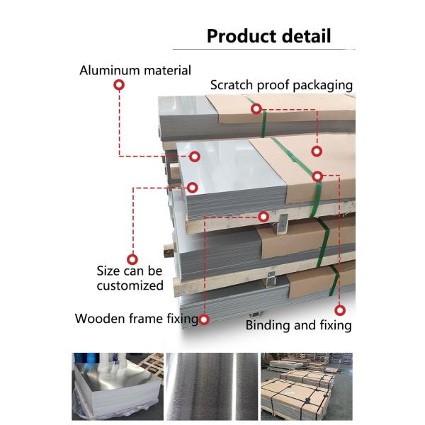 5mm 10mm Aluminium Alloy Sheet Plate Mill Edge 5083 5754 7075