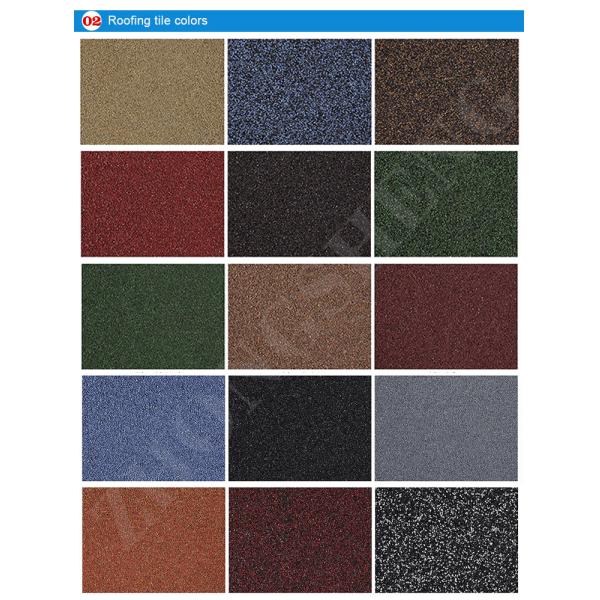 Synthetic Resin Roofing Sheet Galvanlume Stone Color Coated Metal Roof Tiles for Villa Roofing