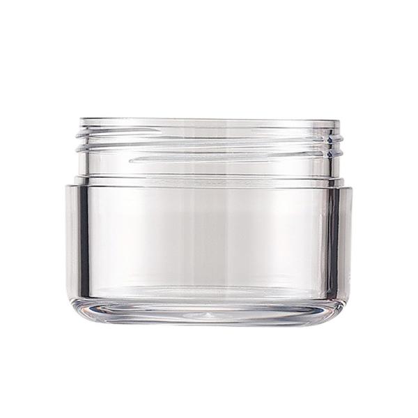 PASSEN 10g Glass Lip Balm Jars Black Plastic Lids Glass Containers For Creams