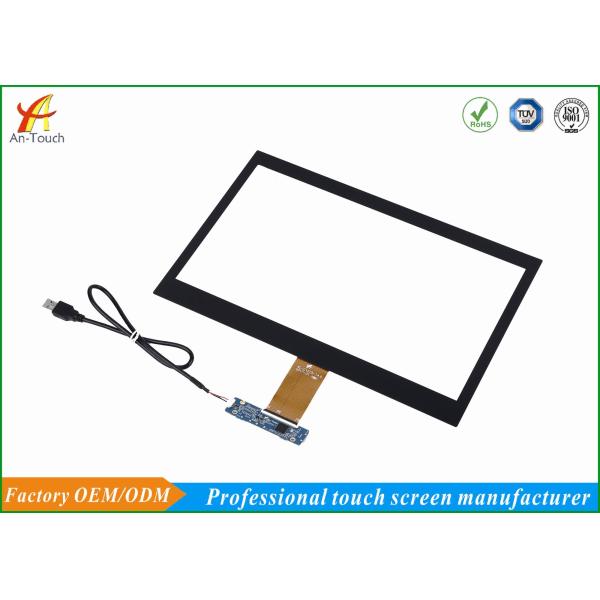 14 Inch Waterproof Touch Panel Glass Panel , Multi Touch Screen Overlay Kit