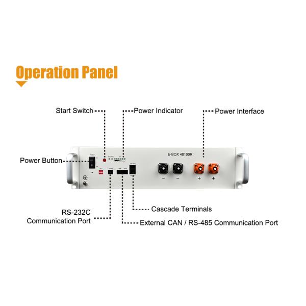 LiFePO4 Rack Mounted Battery Energy Storage System 5KWh 10KWh With BMS for Home Commecial Industry Factory