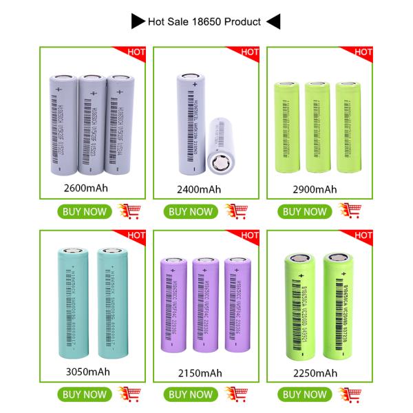 Beauty Apparatus Lithium Ion Battery Cell 18650 3.6V 3.7V 2500Mah High Rate 20A 30A Discharge Current Power Type Li-ion Battery
