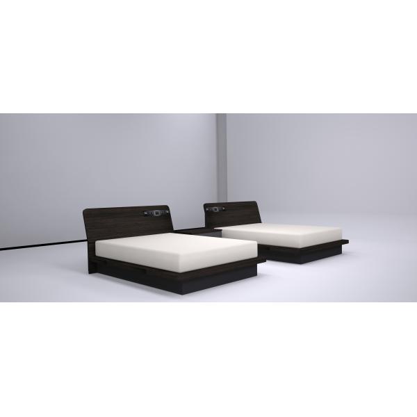 Wood Material Hotel Bedroom Furniture Excellent Durability SGS Compliant