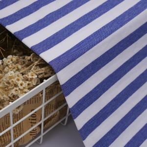 Moisture Wicking Cotton Pique Fabric Breathable Stretch Striped Lycra Texture