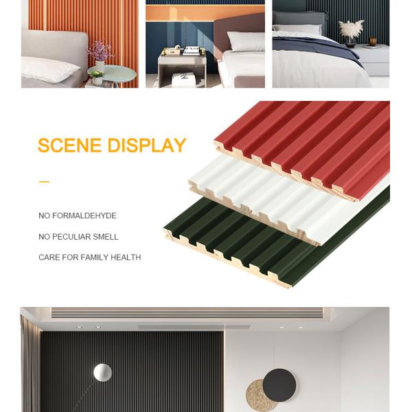 Environmental Protection Solid Wood Grating Bamboo Fiberboard