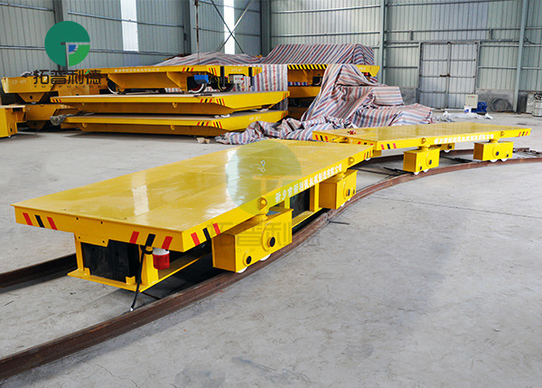 Heavy Load Explosion Proof Battery Powered Carts Running On Curved Rail