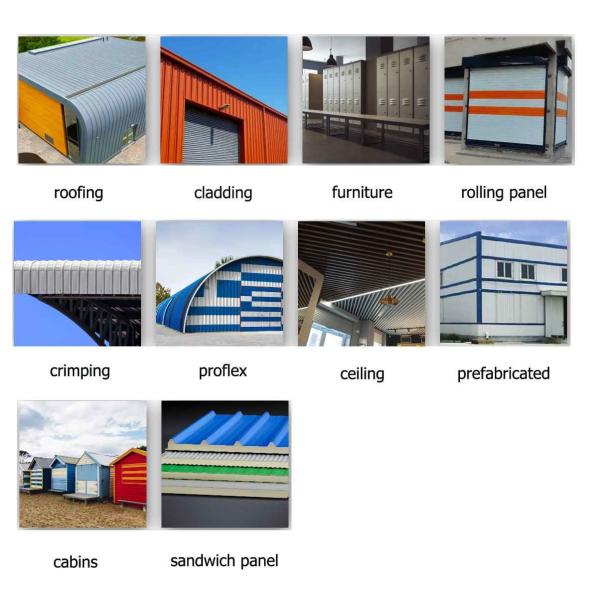 0.23x1219mm 15 / 5 um PE film ppgi color coil color coated metal sheet