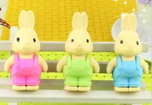 China Peter Rabbit eraser cute cartoon eraser,nice gift for children on sale