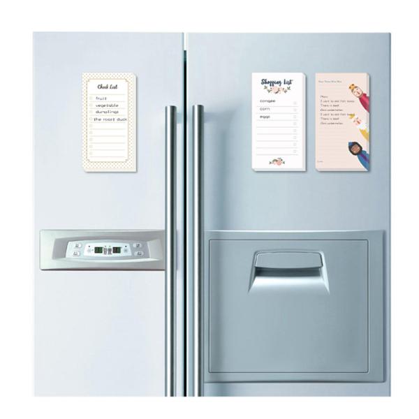 8cmx16cm Diary Journal Notebook , Grocery List Magnetic Pad For Fridge