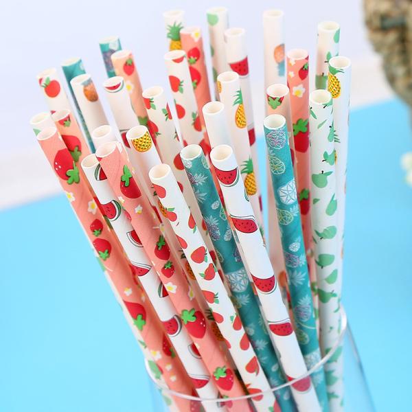 20000pcs 146 6mm Big Parties Wedding Compostable Disposable Paper Straws