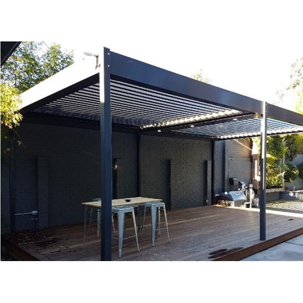 Custom Size Outdoor Pergola Louver,Waterproof Pergola,Opening Roof Louver