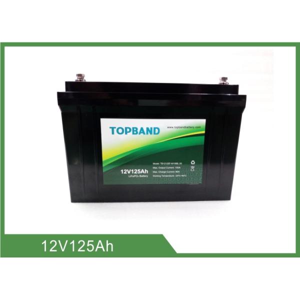 12 Volt RV Camper Battery 125Ah Normal Capacity Deep Cycle Lithium Battery