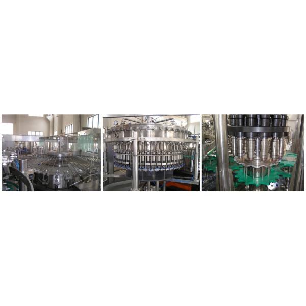 CSD Beer Glass Bottle Machine Washing Filling Sealing 3 In 1 Monoblock Production Line