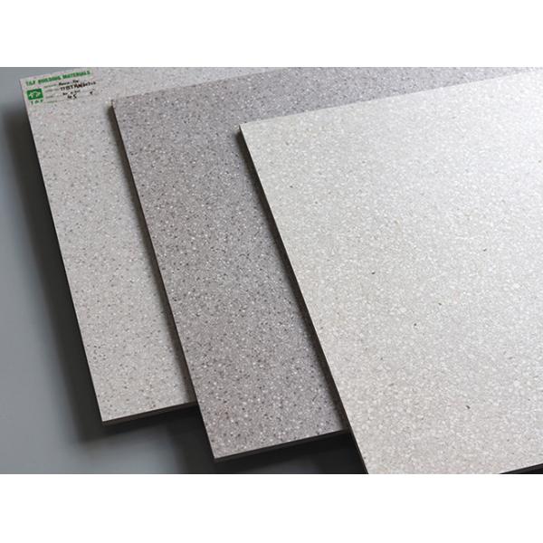 60x60cm White Gray Small Pots Anti Skid Rustic Flooring Porcelain Terrazzo Tile