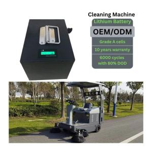 China 5000 Cycles Cleaning Machine Battery Rechargeable Lithium Battery Pack 24v200ah on sale