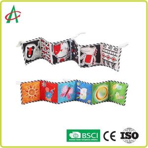 20x20cm Rag Soft Books For Infants Handcrafted Plush Polyester