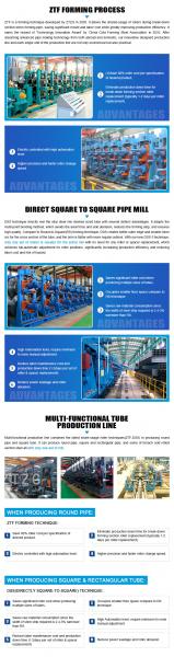 ISO9001 ERW219 HF Welded Tube Mill Line Industrial Pipe Making Machine