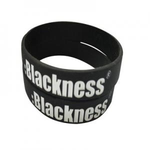 Embossed Wristband Silicone Rubber Bracelet