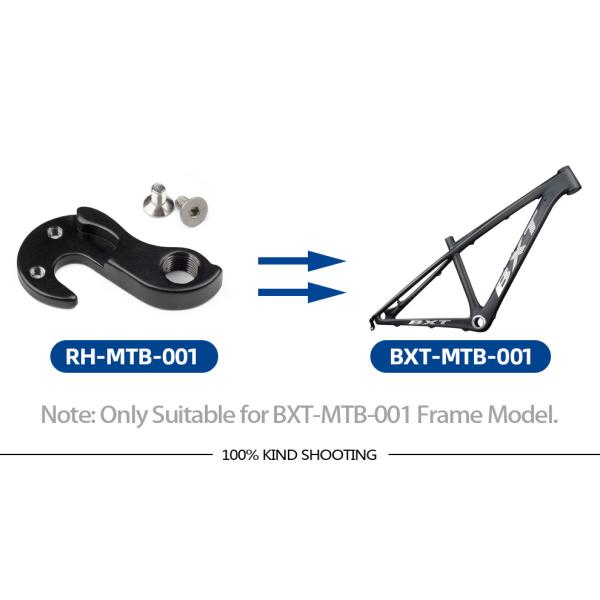 Black Carbon Road Bike Frame Rear Derailleur Bracket Axle Unit Aluminum Alloy