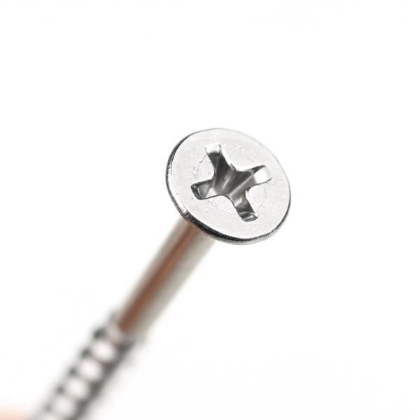 ISO Standard Pozidriv Drive Stainless Steel 410 Decking Screw 65mm for Timber Construction