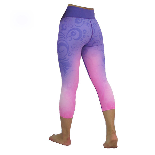 Anti Wrinkle Lycra Sports Leggings / Athletic Workout Leggings Flatlock Stitching