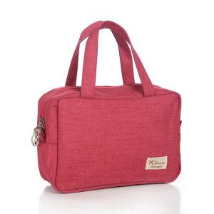 Quality Big Canvas Womens Travel Makeup Organizer , Makeup Kit Bags for sale