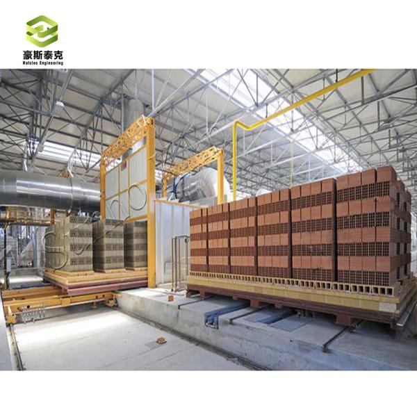 Brick Making Machine Fully Automatic Brick Factory Tunnel Kiln For Clay Brick Production