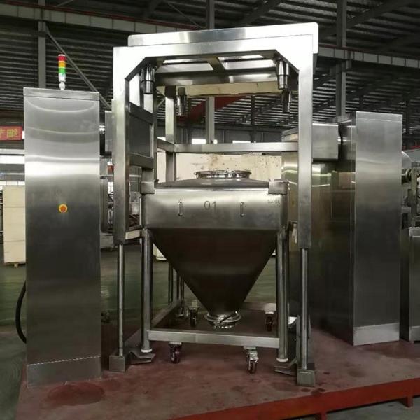 Single Arm Lift Square Cone IBC Bin Blender Pharmaceutical Industrial Chemical Mixer