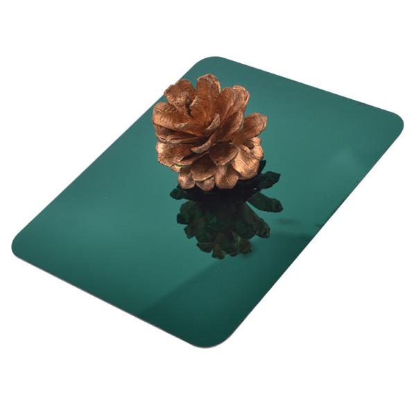 316 PVD Mirror Stainless Steel Sheet 0.8mm Thickness Customize