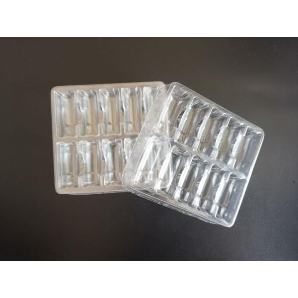 Medical 2ml Bottles Packaging PVC Transparent Blister Trays In Stock 4