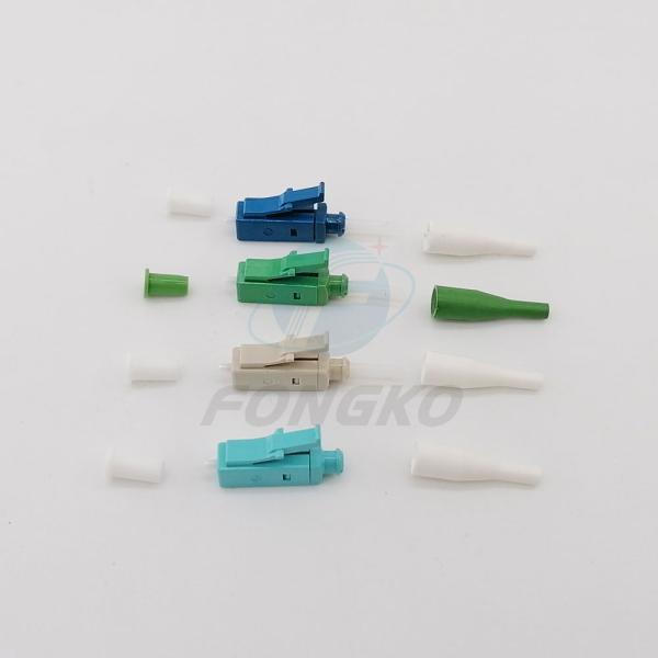hot sale Lc/UPC Fiber Optical Connector parts OM3 Simplex 0.9mm Fiber Optic Connector