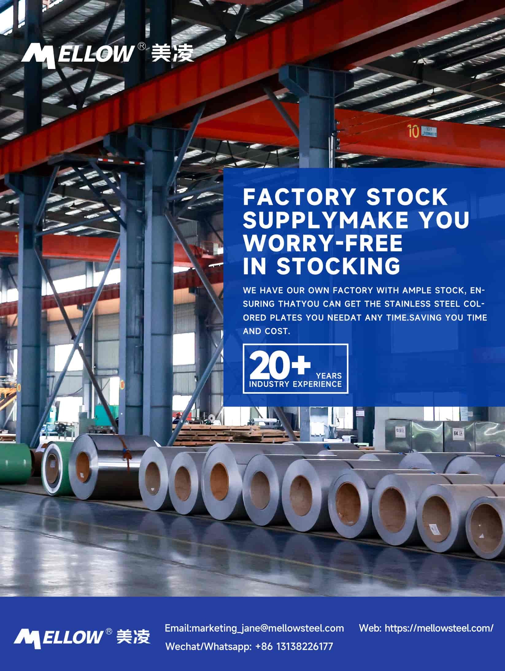 SS201 304SUS SS430 Stainless Steel Sheet Metal Hot Rolled Mirror Plate 0.3 - 3.0mm