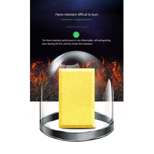 High Frequency Sound Absorption Acoustic Pet Panel For Customized Shape Wall