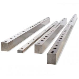 Quality Square Metal Silver Shear Blades Hardness HRC58 - 62 for sale