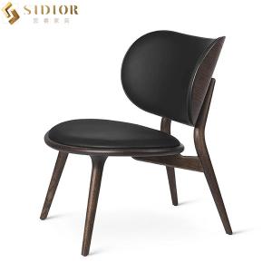 Quality Luxury European Modern Leisure Chair Fabric Solid Wood Frame L65cm for sale