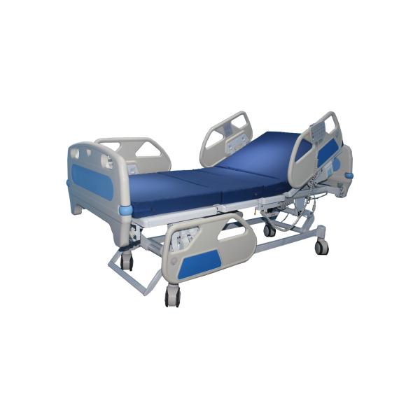 45cm Height Adjustment Electric Hospital Bed 500MM 5 Function Icu Bed ABS Rail