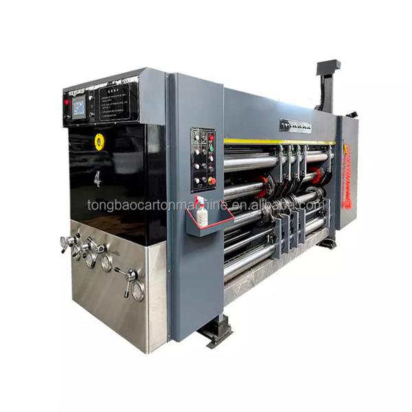 40000 KG Cutting Machine Slotting Die Printing Box Lead Packaging Feeder Automatic 3Colors Printer Machine