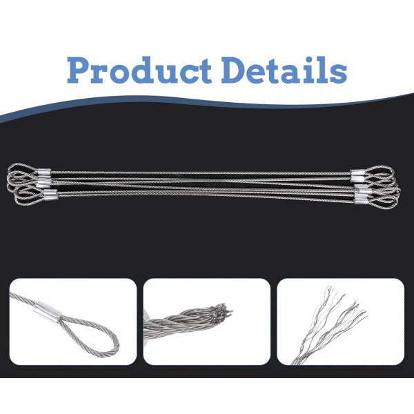 Stainless Steel Wire Rope Sling with Eye Loops AISI304/316