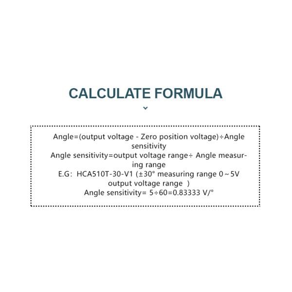 9V Single Axis Analog Inclinometer Sensor Voltage