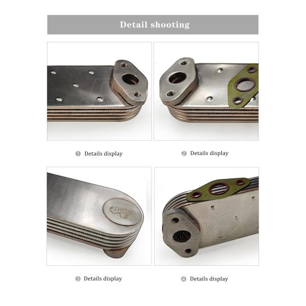 High Quality Excavator Diesel Engine Parts Radiator S6K-5P Excavator Engine Parts Oil Cooler 34339-03100 For CATE E320C