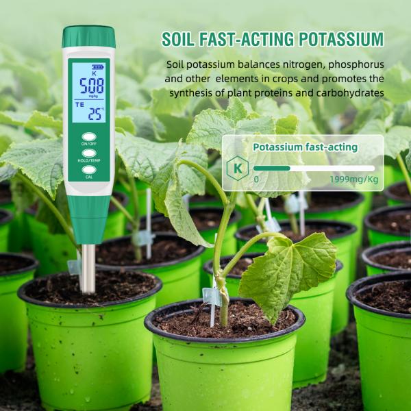 LED Npk Soil Tester Digital Range 0-1999mg/Kg