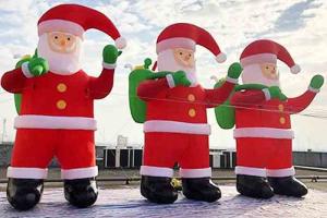 Quality Giant Inflatable Santa Claus Yard Christmas Decoration Blow Up Santa Inflatables for sale