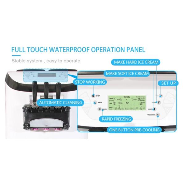 High Productivity Household Soft Serve Ice Cream Machine for Small Businesses and Home