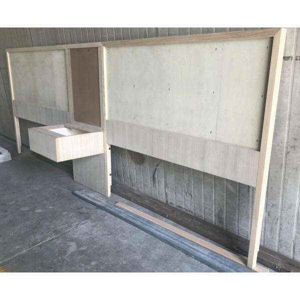 Solid wood frame with upholstery king/queen size wooden headbaord for 5-star hotel bedroom furniture